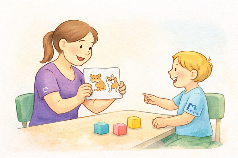 طفل يحقق تقدمًا في التواصل والتفاعل بعد جلسات ABA