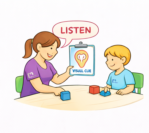 طفل يواجه صعوبة في الانتباه والتعلم داخل النشاط