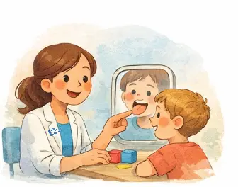 speech therapy for children session child practicing speech therapy language development therapy child