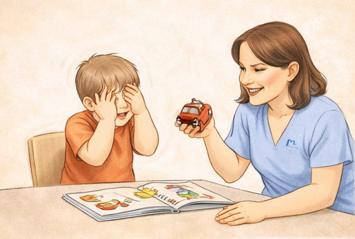 طفل يرفض الجلوس أو النشاط قبل تدخل ABA