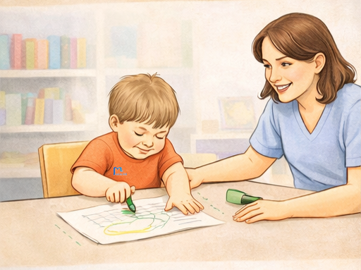 طفل منزعج لأنه لا يستطيع التعبير عن احتياجاته قبل ABA