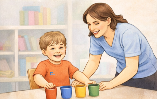 طفل غير قادر على إكمال النشاط قبل التعليم الخاص