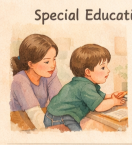 طفل يبدو محتارًا عند إعطاء التعليمات قبل التعليم الخاص