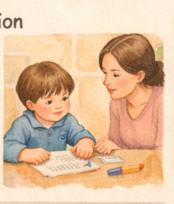 طفل أكثر هدوءًا وتنظيمًا بعد تدخل ABA